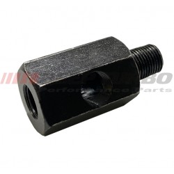 Adaptador de óleo - Rosca fina 1/8" NPT  x M10 (3 roscas)