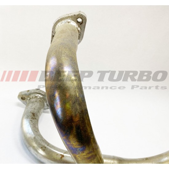 Coletor tubular Aircooled Fusca carb. dupla 1.6 T2 / T25 cromado (Usado / No estado)