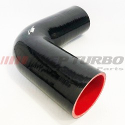 Mangueira silicone preto 90º x 2.1/2"