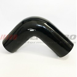 Mangueira silicone preto 90º x 3"