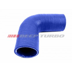 Mangueira azul em silicone 90º x 2.1/2"