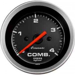 Manômetro Combustível 4 Kg 52MM ( Sport ) Cronomac