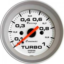 Manômetro Turbo 1 Kg 52MM ( Racing ) Cronomac