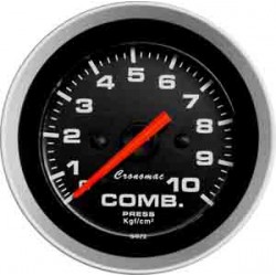 Manômetro Combustível 10 Kg 52MM ( Sport ) Cronomac