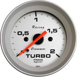 Manômetro Turbo 2 Kg 52MM ( Racing ) Cronomac