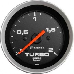 Manômetro Turbo 2 Kg 52MM ( Sport ) Cronomac