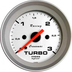 Manômetro Turbo 3 Kg 52MM ( Racing ) Cronomac