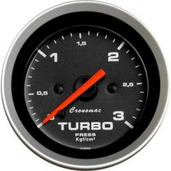 Manômetro Turbo 3 Kg 52MM ( Sport ) Cronomac