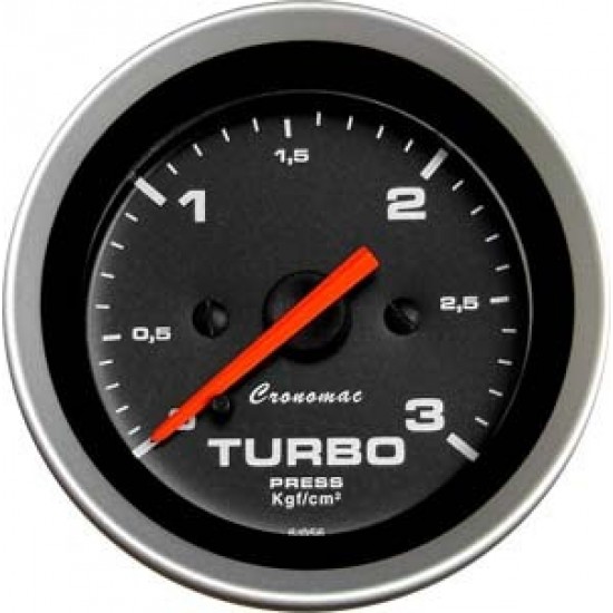 Manômetro Turbo 3 Kg 52MM ( Sport ) Cronomac