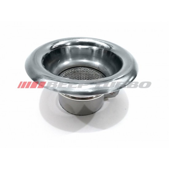 Corneta para turbina 2" alumínio cromado
