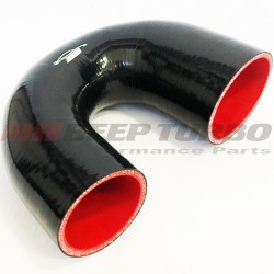 Mangueira silicone preto U 2" x 2.3/4" - VW AP MI